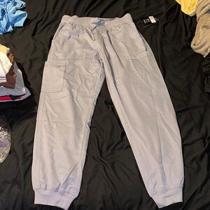 Light Gray scrub joggers-mediChic